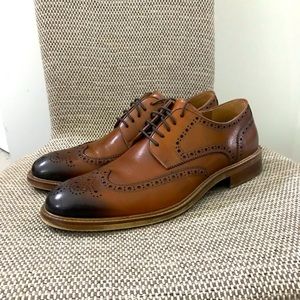 Steve Madden Men’s Hoxton Wingtip Leather Oxfords - Size 10